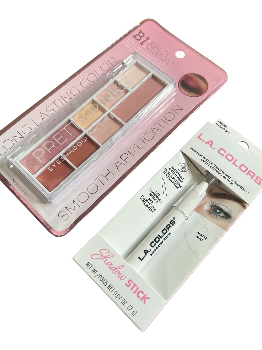 Bundle BI Beauty Intuition Eye Shadow Pallet
Pretty Pink With Eye Shadow Stic